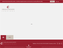 Tablet Screenshot of cuellaryasociados.es